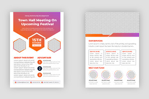 Town Hall Meeting Flyer Templates