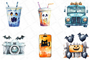 Spooky Halloween Travel Clipart, an Illustration by DreamPrint404 (Thumbnail 4 of 5)