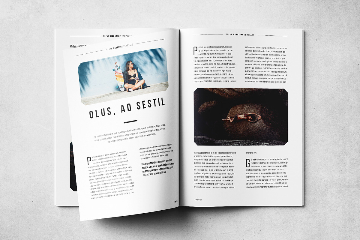 Magazine Layout, a Magazine Template by Grkic Creative (Photo 8 of 13)