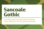 Sancoale Gothic, a Font by insigne (Thumbnail 1 of 5)