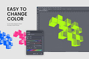 3D V3CTORS - 60 Vector Shapes, an Object Graphic by assetpro.design (Thumbnail 6 of 13)