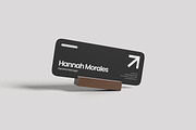 Desk Name Plate Mockup, a Merchandise Mockup by Gatamotion (Thumbnail 3 of 5)