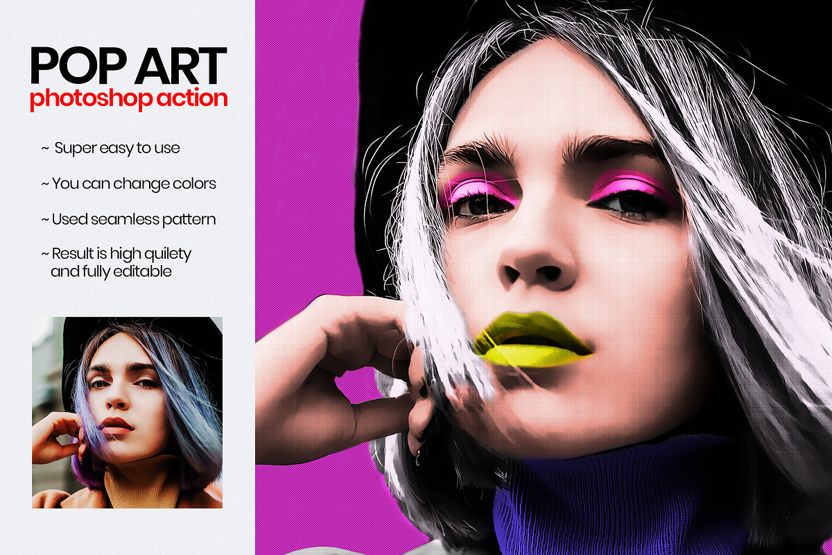 POP ART - PS Action, an Action Add-On by PSD Action (Photo 12 of 14)