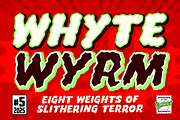 Whyte Wyrm - heavy duty horror, a Handwritten Font by Comicraft Fonts (Thumbnail 1 of 8)