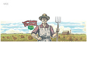 Happy Farmer, a Work Illustration by Countryside life (Thumbnail 4 of 16)