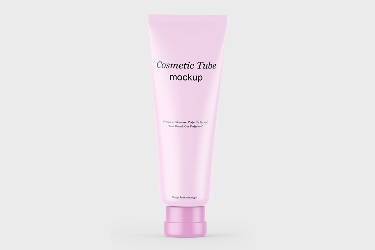 Cosmetic Tube with Box Mockups, a Packaging Mockup by Mockups Girl (Photo 2 of 5)