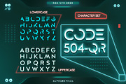 Codega, Sans Serif Disconnected Font, a Font by Drizy (Thumbnail 2 of 9)