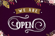 Corisa display font with swashes, a Script Font by BlackCatsMedia (Thumbnail 5 of 6)