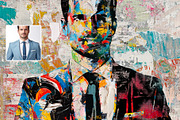 Abstract Painter - Abstract Portrait, an Action Add-On by DesignRocket (Thumbnail 7 of 10)