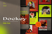 Dockey - New Brand Social Media, a Social Media Template by Dirtytemp Studio (Thumbnail 1 of 14)