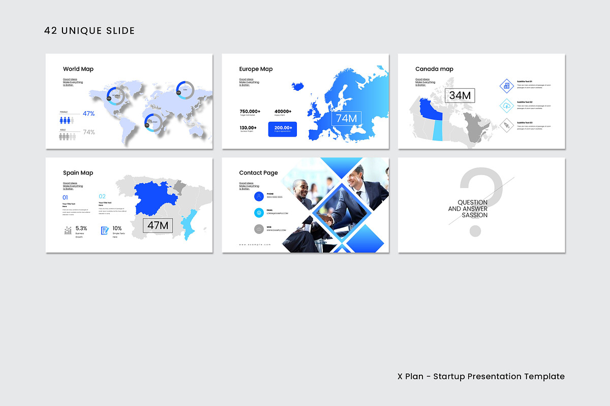 X Plan - Startup Presentation Templa, a Presentation Template by Slide-Agency (Photo 10 of 10)