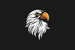 Vector Eagle Head Design Ilustration