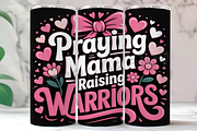 Mama Faith Floral 20oz Tumbler Wrap, an Arts & Entertainment Photo by LamanAzalea (Thumbnail 1 of 2)