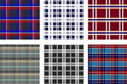 seamless plaid flannel pattern, a Pattern Graphic by Brainware Graphic (Thumbnail 4 of 9)
