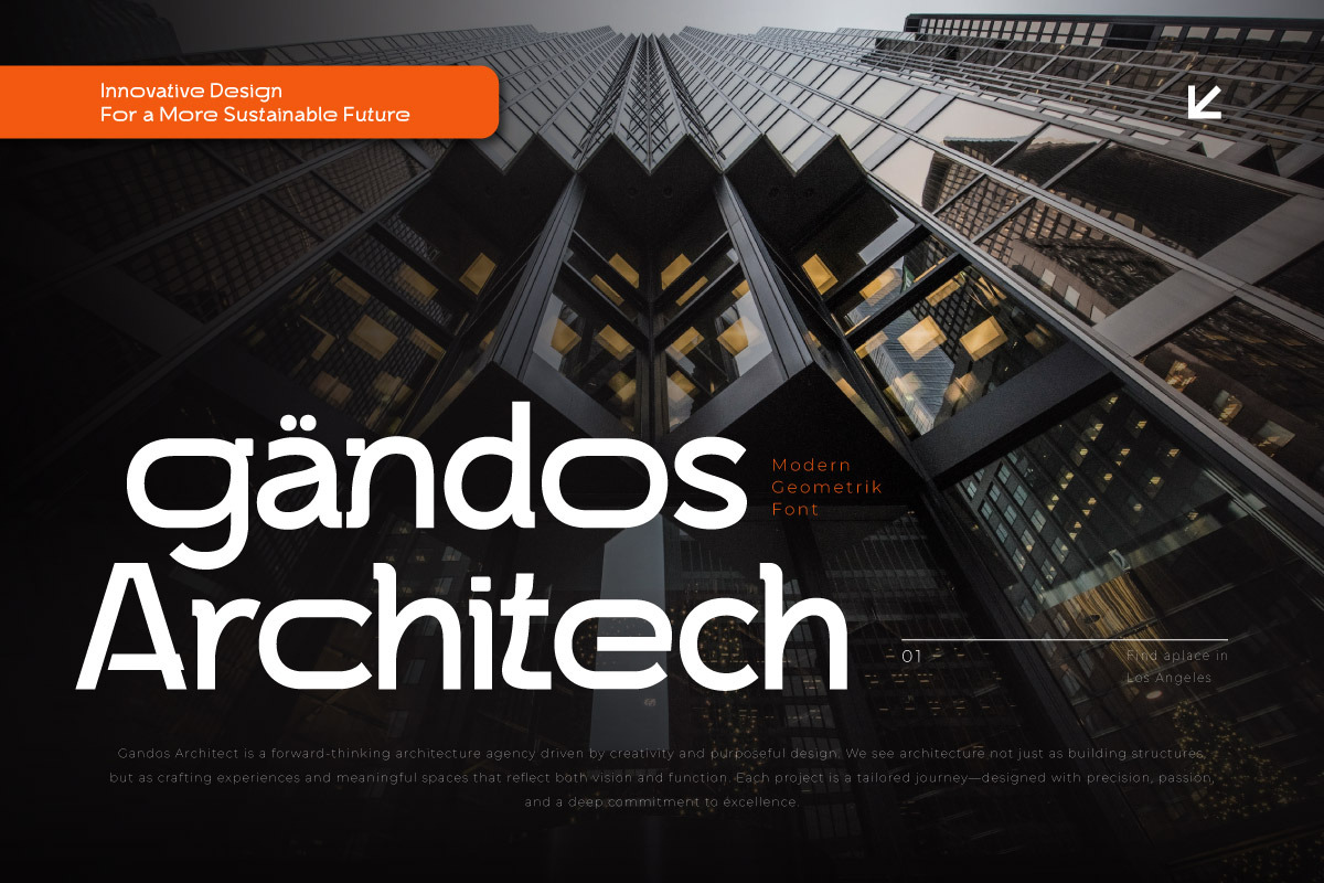 Qalget - Geometric Logo Font, a Sans Serif Font by twinstd (Photo 8 of 9)