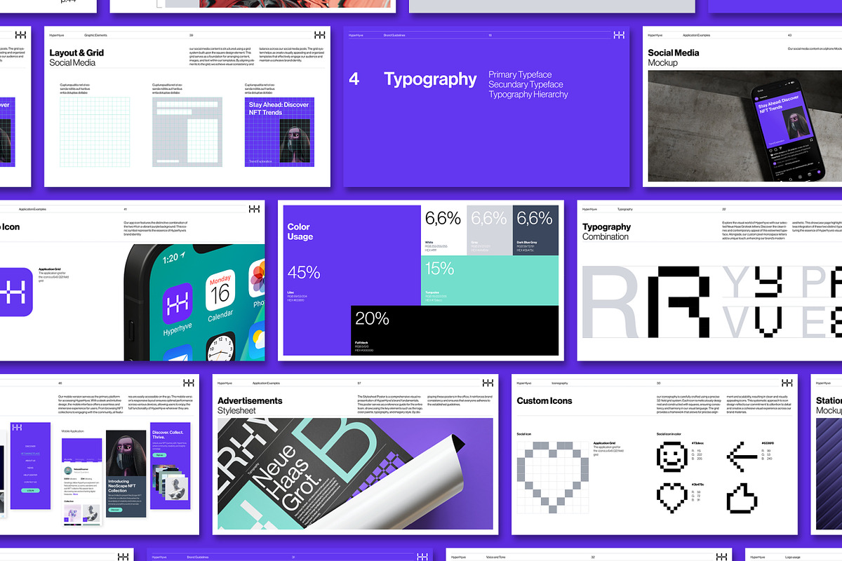 Meta | Brand Guidelines - Figma, a Presentation Template by Typefool's Shop (Photo 7 of 10)