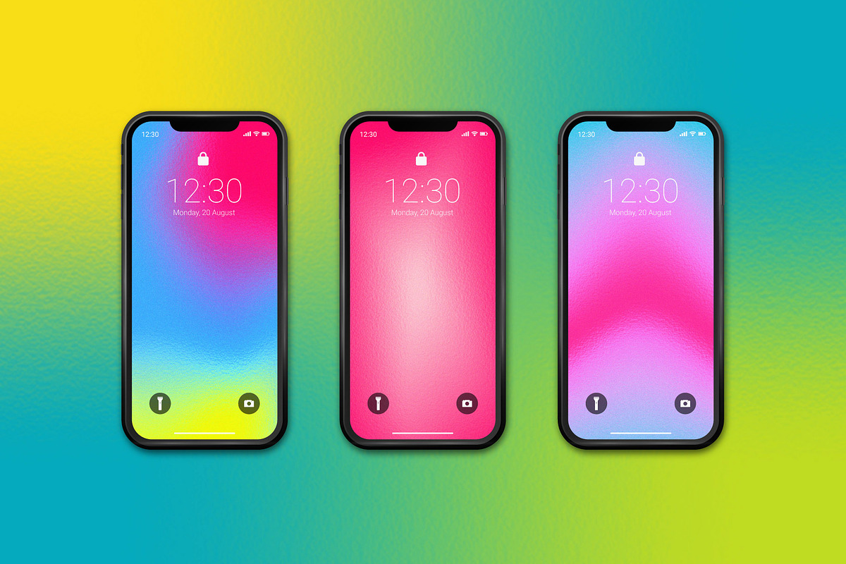 Neon Frosted Glass Backgrounds, a Background Graphic by stasylionet (Photo 4 of 9)