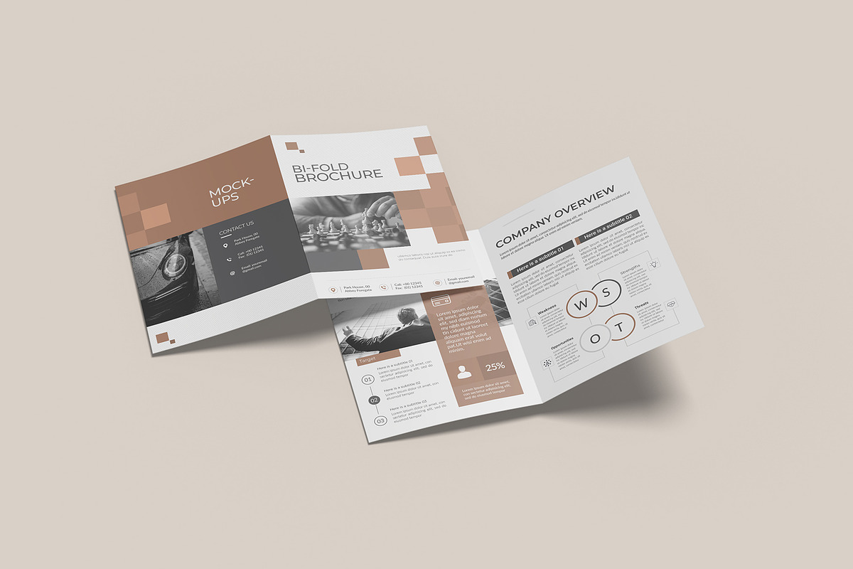 A4 Bifold Brochure Mockup Bundles, a Brochure Template by Graphic Aesthetic (Photo 17 of 20)
