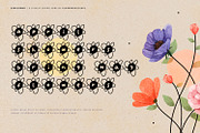 Sun Flower - Decorative Display Font, a Symbol Font by Alpaprana (Thumbnail 2 of 10)