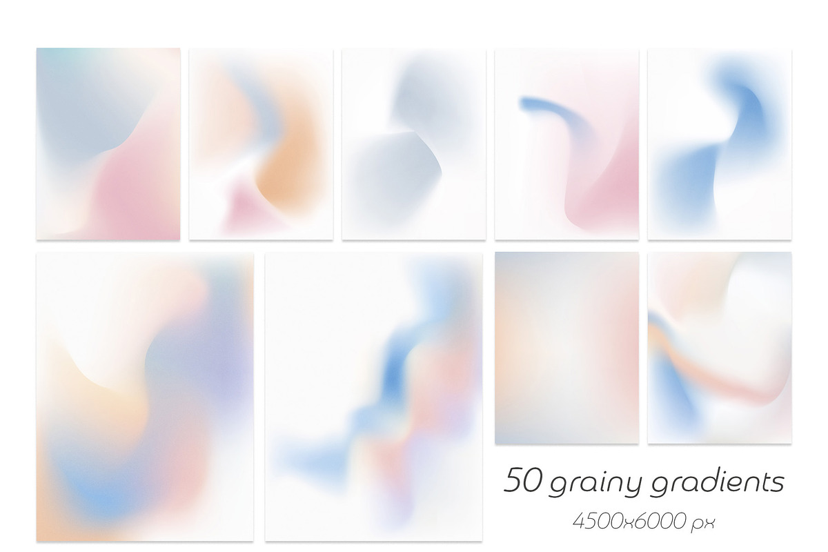 Calm Gradient & Vector Shapes Images, a Texture Graphic by Chus Moreno Studio (Photo 4 of 10)
