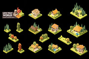 Vector isometric world map elements, an Object Illustration by tele52 (Thumbnail 36 of 39)