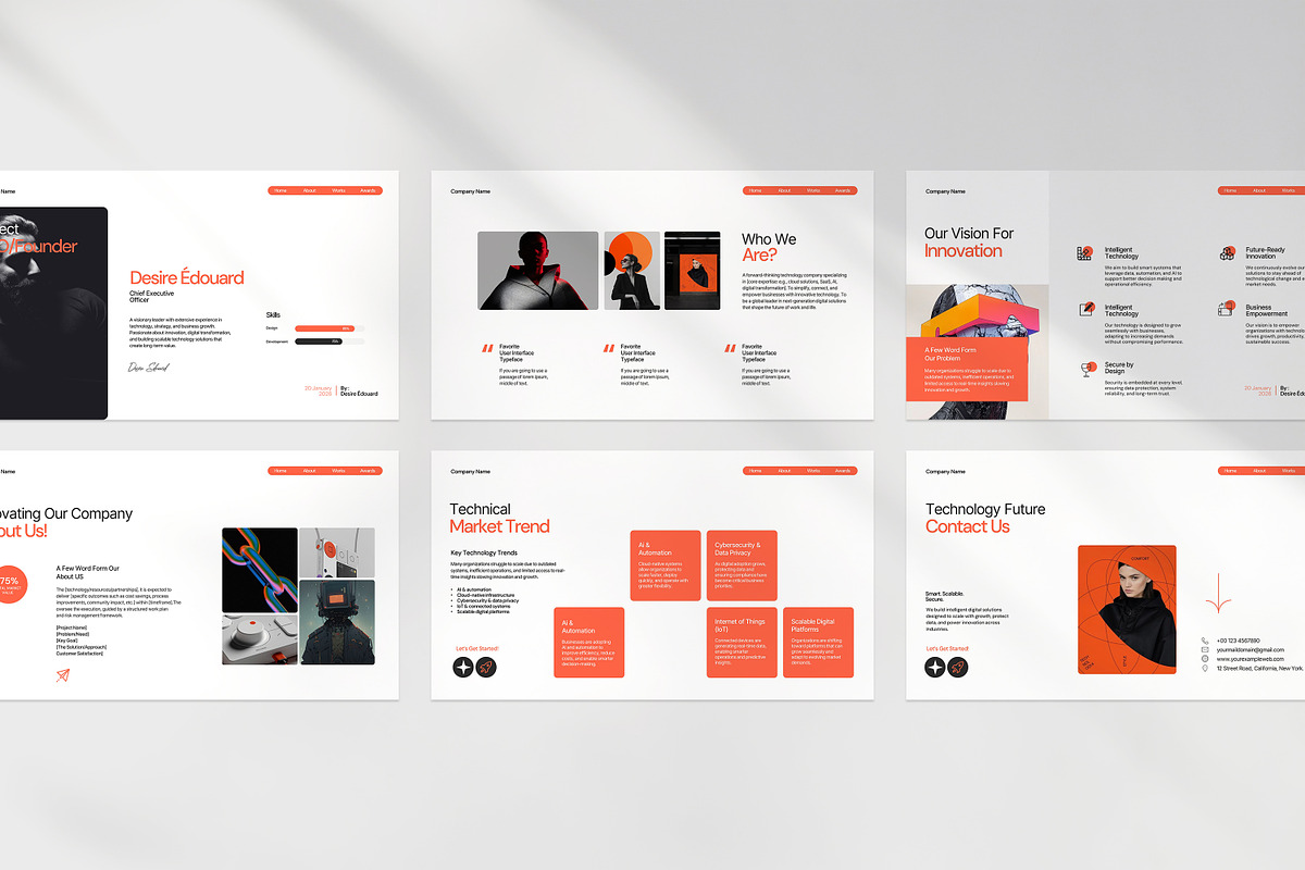 Future With Technology Presentation, a Presentation Template by evgenystudio (Photo 4 of 10)