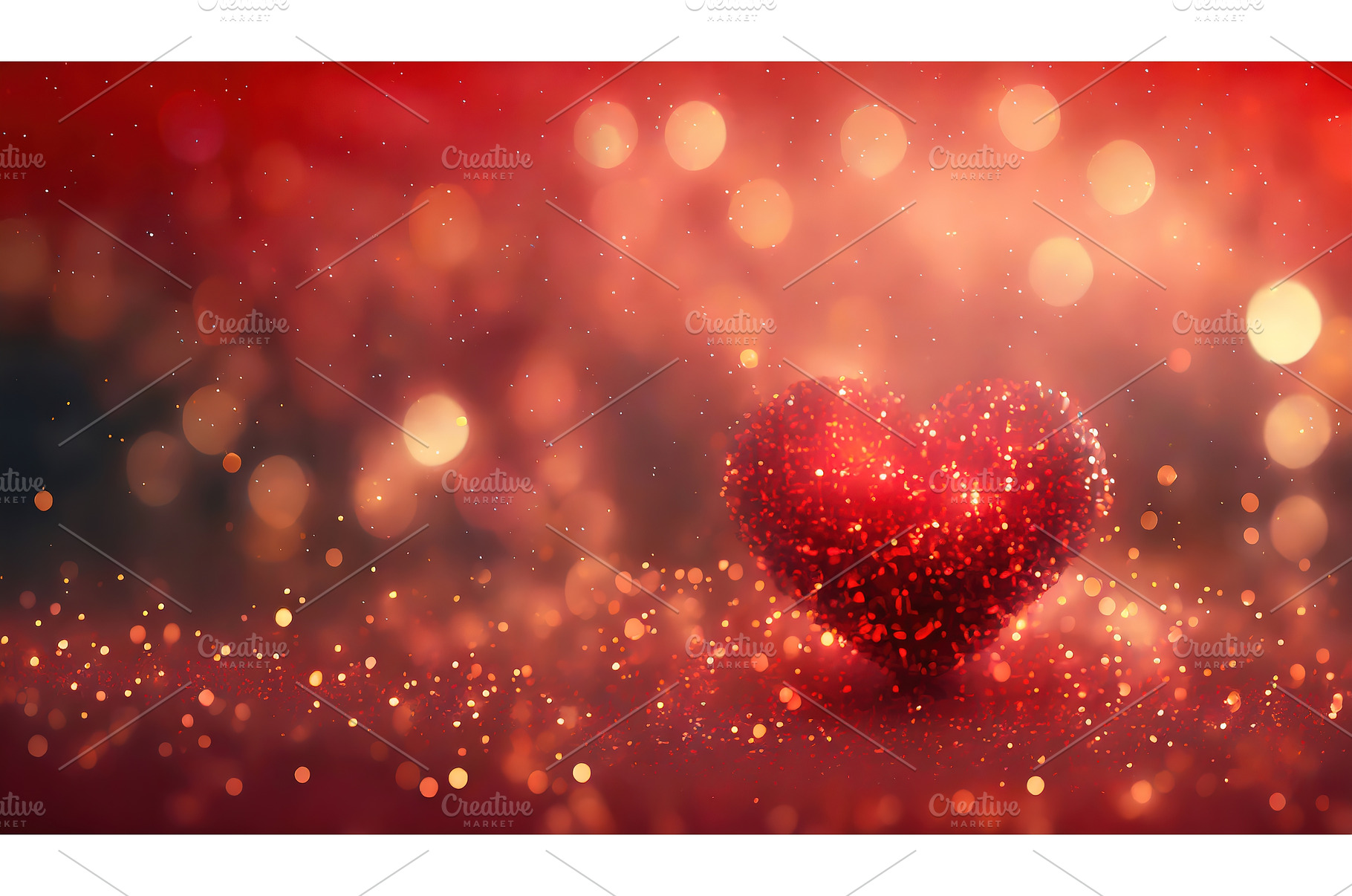 Heart symbol in a dreamy bokeh, a Background Photo by Igor Tichonow