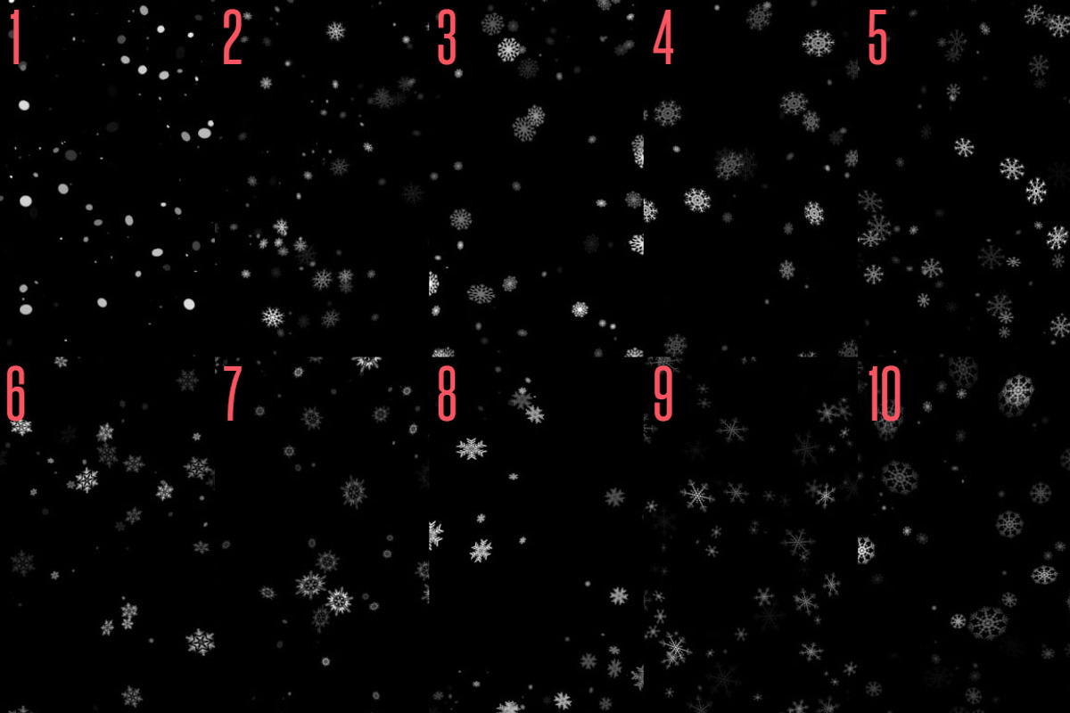 Snowflake brushes preview 3