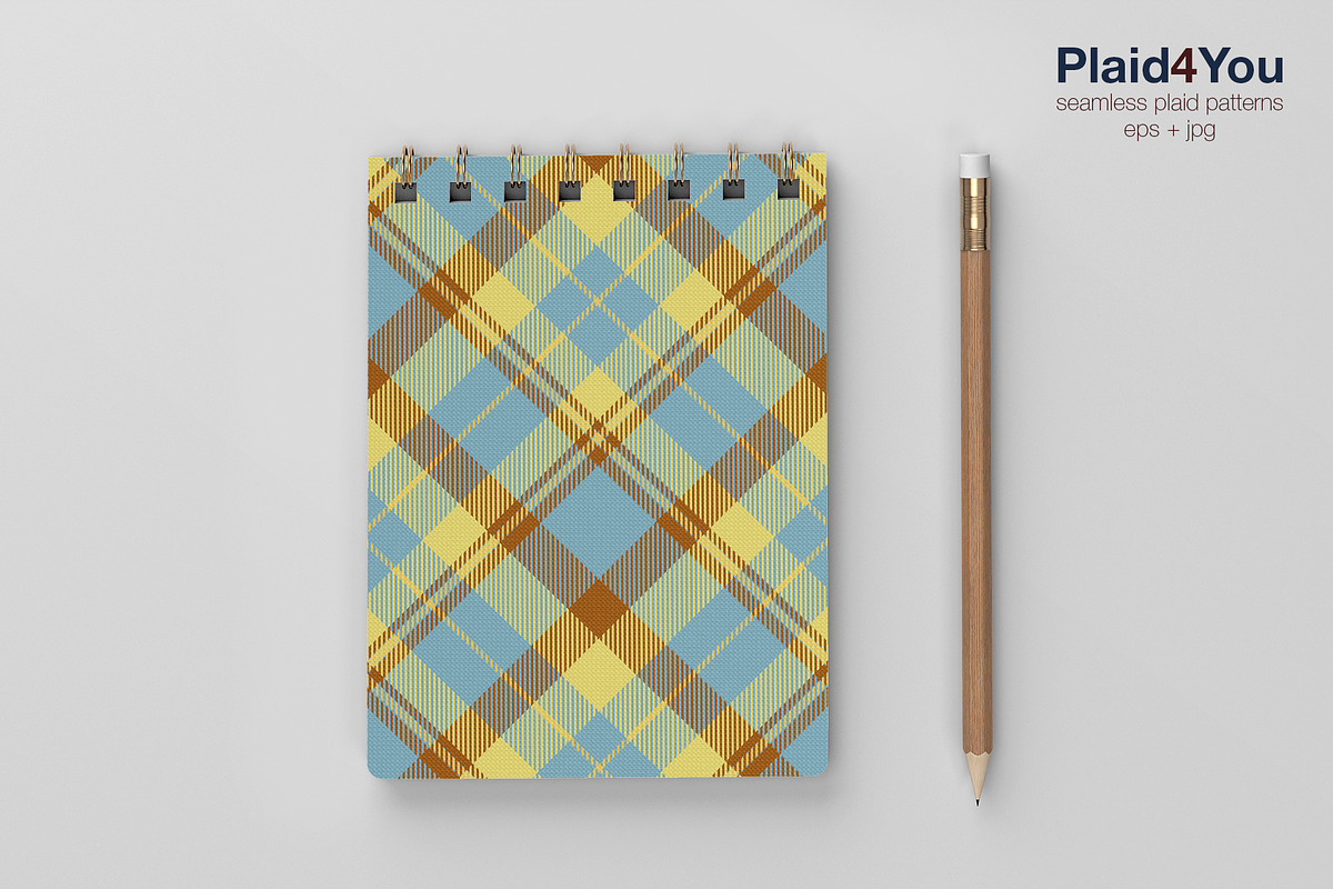 #38 Summer Pattern Plaids EPS + JPG, a Pattern Graphic by Plaid4You (Photo 5 of 10)