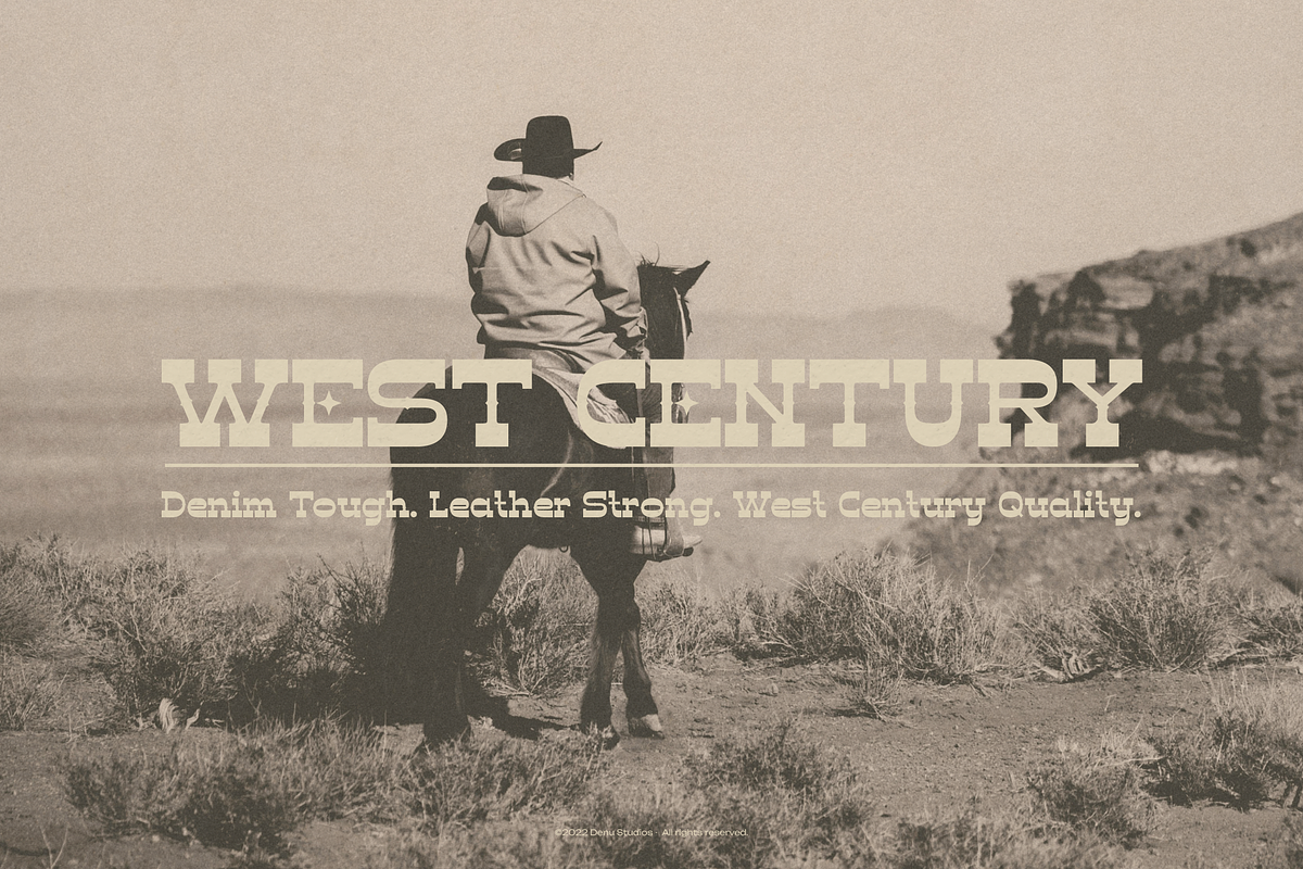 Horse Speed | Western Slab Serif, a Slab Serif Font by Denustudios (Photo 8 of 12)