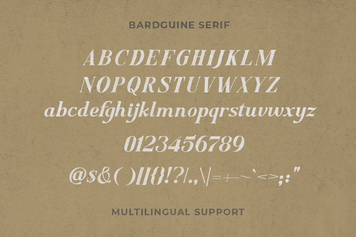 Bardguine Font Duo, a Script Font by Letterhend Studio (Photo 7 of 12)