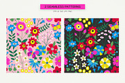 Bold Floral Garden, a Pattern Graphic by Irina Ostapenko (Thumbnail 2 of 5)
