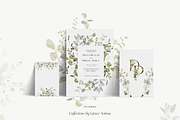 GREENERY & GOLD LEAVES watercolors, a Decorative Illustration by Grace Noboa Illustrations (Thumbnail 2 of 14)