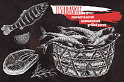 Fish and seafood collection, an Object Graphic by Quetzal Art (Thumbnail 3 of 7)