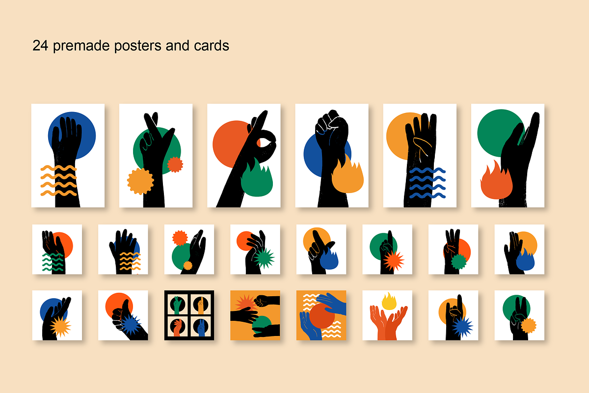 HandLand | Vector Hand Illustrations, a Decorative Illustration by Zhuna (Photo 4 of 10)