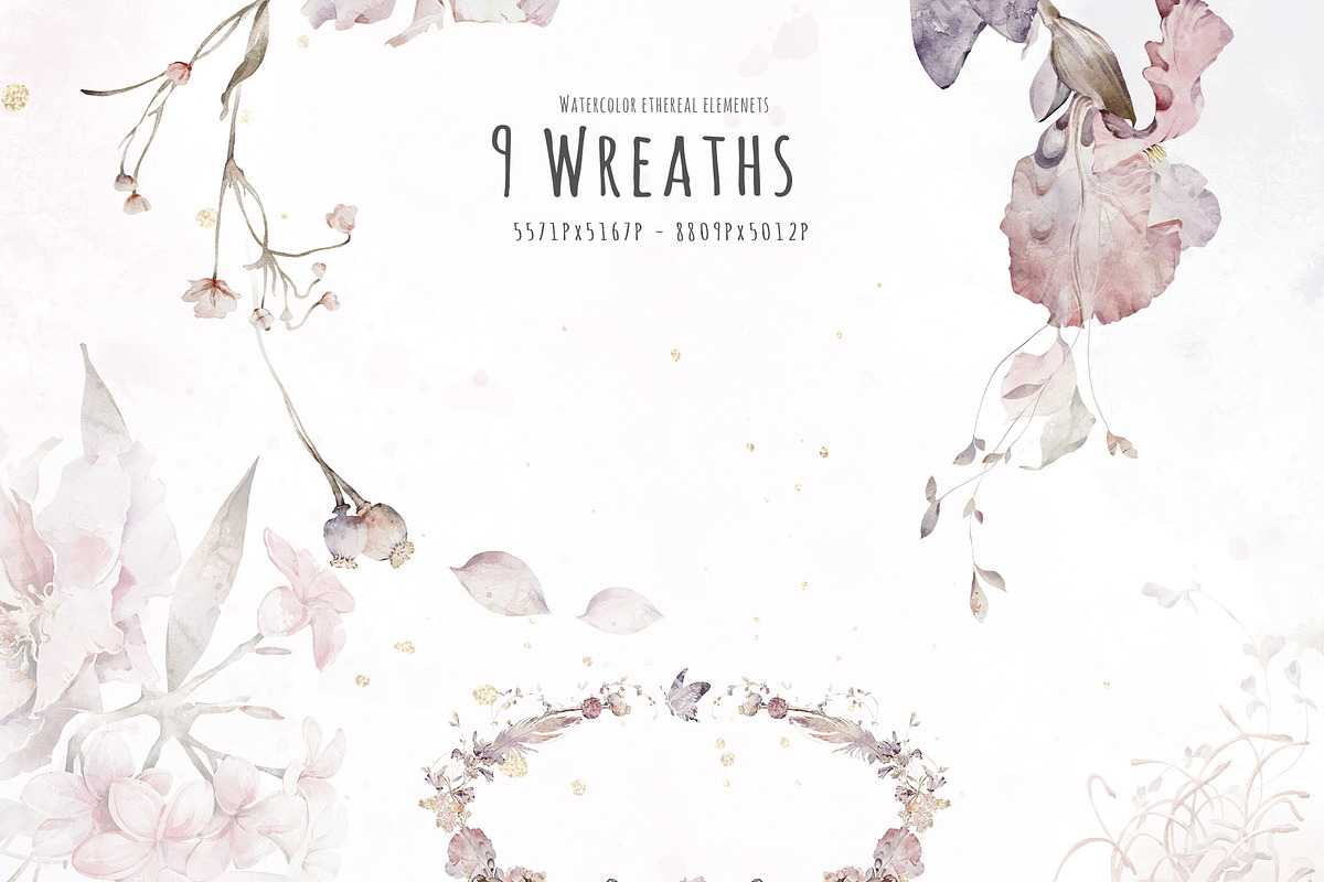 Ethereal Watercolor Flowers, a Decorative Illustration by Damian Roh (Photo 9 of 19)