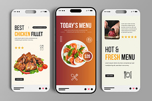 Restaurant Food Social Media Story, a Social Media Template by MightyDesign