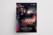 Urban Music Party Flyer Template, a Flyer Template by PixelsDesign (Thumbnail 3 of 3)