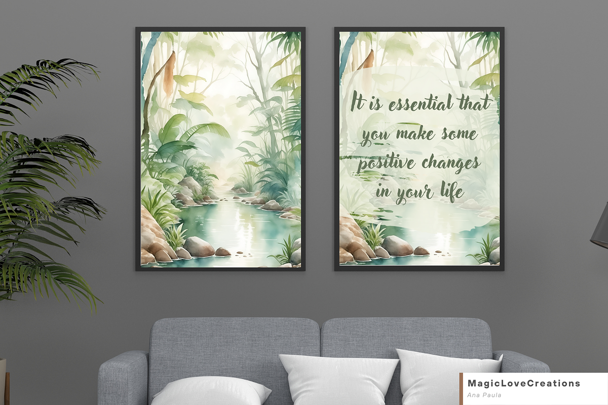 Spiritual Positive Quote Print Wall, a Poster Template by MagicLove Creations (Photo 3 of 7)