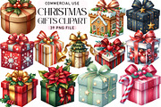 Christmas Gifts Clipart, an Illustration by Daily.Designs (Thumbnail 1 of 5)