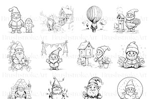 Christmas Gnome Clipart, Gnome PNG