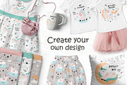 Unicorn clipart & pattern, a Graphic by Nafanya (Thumbnail 2 of 13)