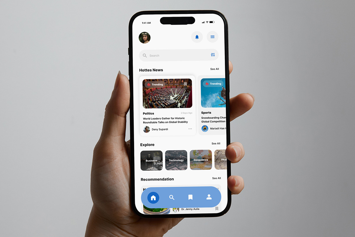NewsPulse - News & Media Mobile App, an App Template by twinstd (Photo 5 of 5)