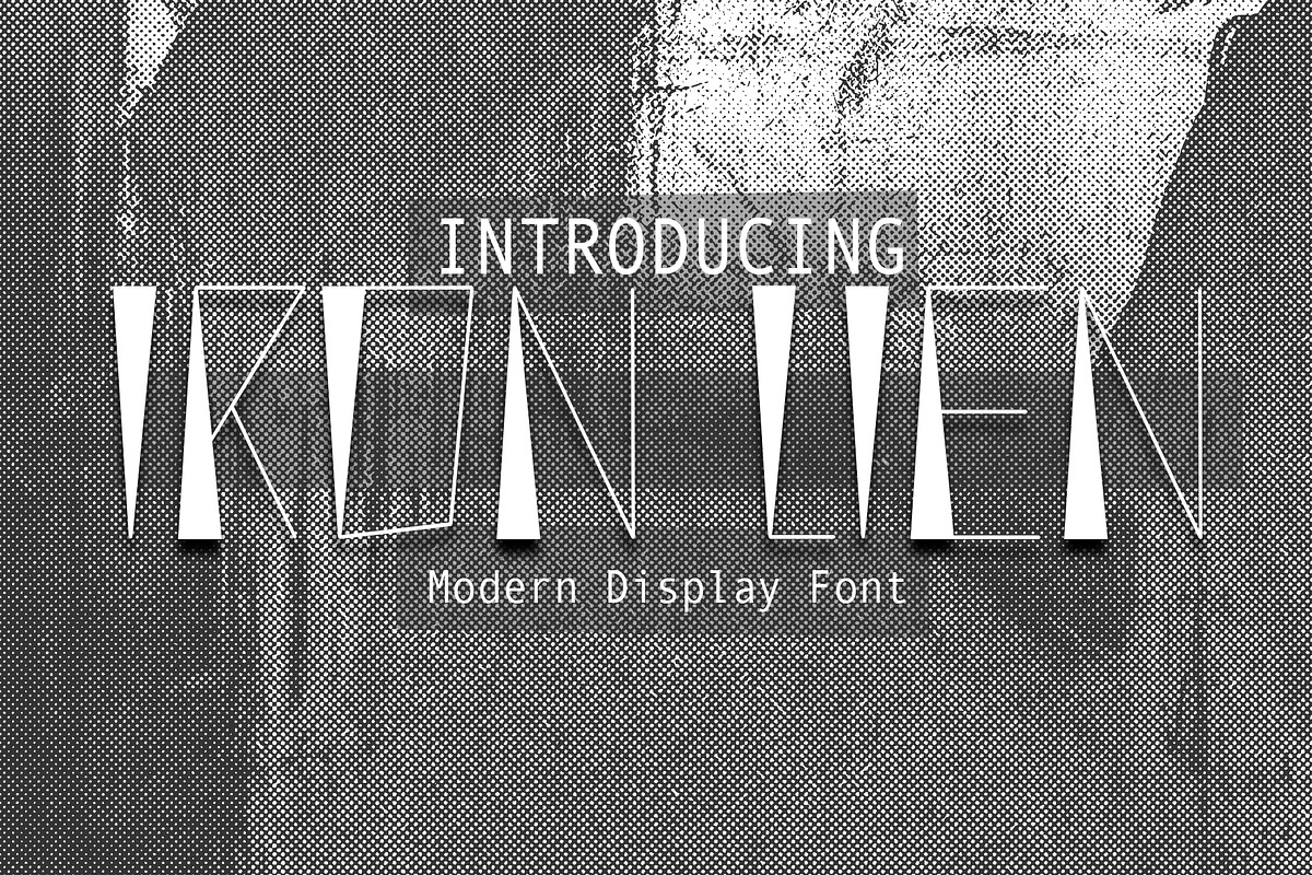 Iron Lien Modern Display Font, a Handwritten Font by Tera Asset Garage (Photo 1 of 6)