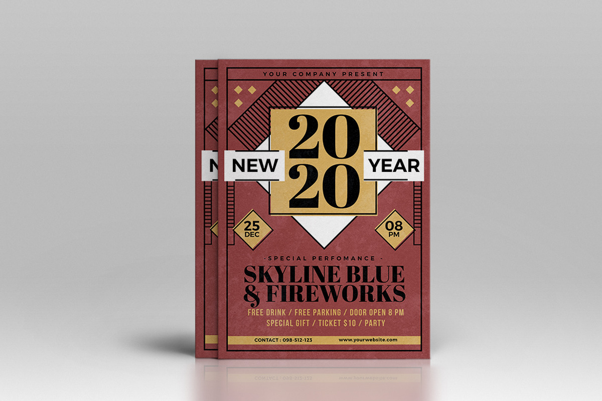 New Year Flyer, a Flyer Template by Tokosatsu (Photo 4 of 4)