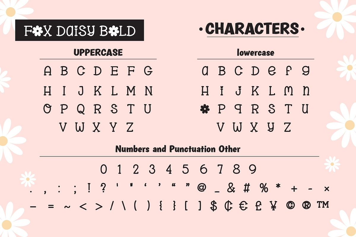 Fox Daisy Font, a Slab Serif Font by Fox7 By Rattana (Photo 6 of 10)
