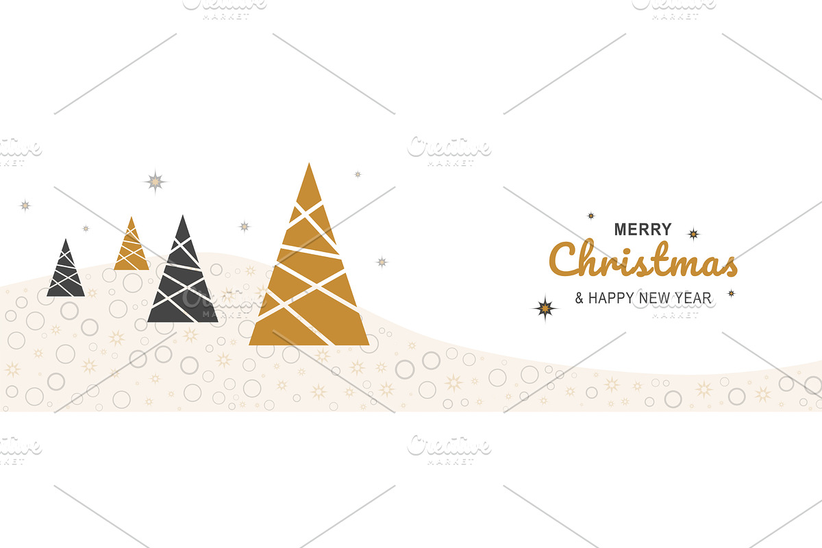 Merry Christmas Minimal Banner, a Templates & Theme by alexdndz