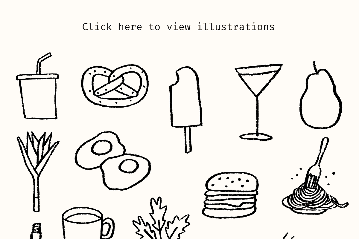 Ink Kitchen Stories: Food Collection, a Food Illustration by Veyla (Photo 3 of 12)