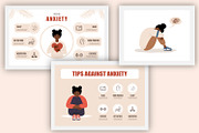 Mental Health african woman, a Healthcare Illustration by KeronnArt (Thumbnail 3 of 8)