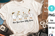Happy New Year Goose PNG, an Illustration by Creative Art (Thumbnail 5 of 6)